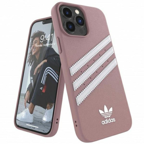 Adidas - adidas or moulded coque pu iphone 13 pro max 6,7" różowy/rose 47809 Adidas  - Adidas