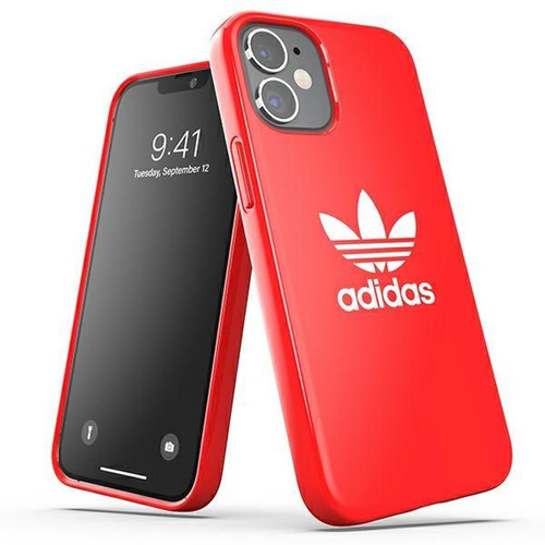 Adidas - adidas or snap coque trefoil iphone 12 mini rouge / rouge 42292 Adidas  - Adidas