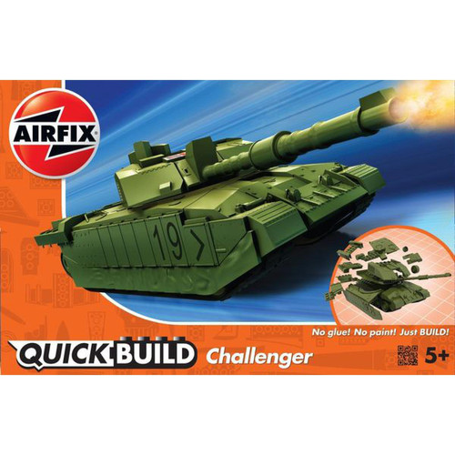 Airfix - Quickbuild Challenger Tank -Green - Airfix Airfix  - Airfix