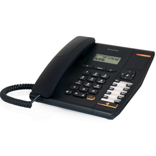Téléphone fixe-répondeur Alcatel Téléphone filaire noir - temporis 580 noir - ALCATEL