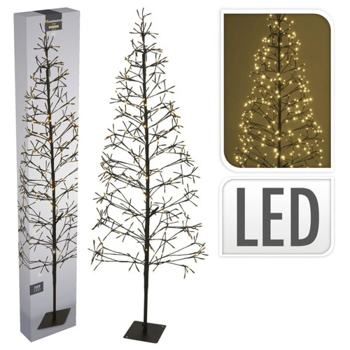Ambiance - Ambiance Sapin de Noël avec 160 LED 120 cm Ambiance  - Sapin de Noël Blanc