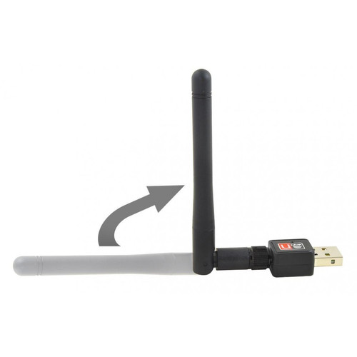 Clé USB Wifi Clé USB WiFi LAN sans fil 150 Mbps + Antenne amovible 2Dbi
