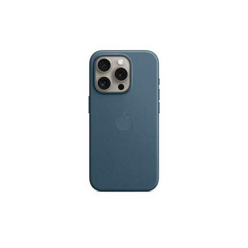 Apple - Coque en tissage fin avec MagSafe pour iPhone 15 Pro Bleu Pacifique Apple  - Accessoires Apple Accessoires et consommables