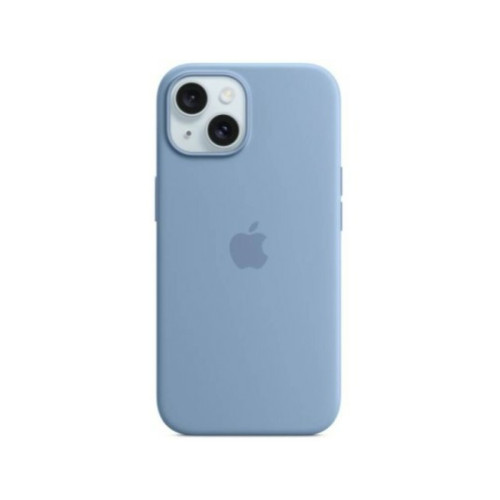 Apple - Coque iPhone Silicone MagSafe iPhone15 - Bleu clair Apple  - Accessoires Apple Accessoires et consommables