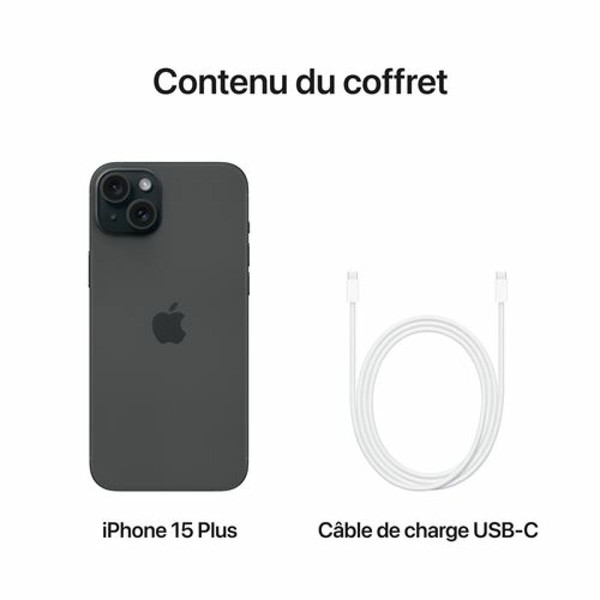 iPhone Apple iPhone 15 Plus - 5G - 6/128 Go - Noir