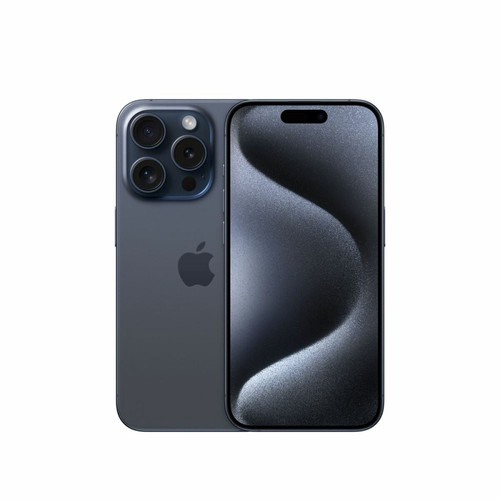 Apple - iPhone 15 Pro - 5G - 8/256 Go - Bleu Titanium Apple  - Smartphone reconditionné