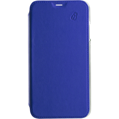 Apple - Folio Apple iPhone 6/7/8/SE/SE22 en Cuir Premium dos Crystal Bleu Beetlecase Apple  - Accessoires officiels Apple iPhone Accessoires et consommables