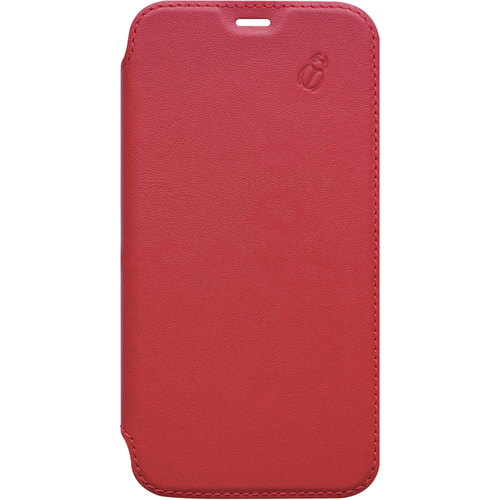 Apple - Folio Apple iPhone 6/7/8/SE/SE22 en Cuir Premium dos Crystal Rouge Beetlecase Apple  - Accessoires officiels Apple iPhone Accessoires et consommables