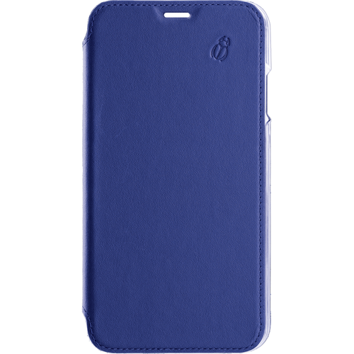 Apple - Folio en Cuir Premium dos Crystal Bleu pour iPhone 12 mini Beetlecase Apple  - Accessoires iPhone SE Accessoires et consommables