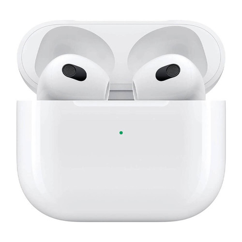 Apple - Oreillette Bluetooth Apple AirPods Blanc Apple  - Casque audio sans fil Casque