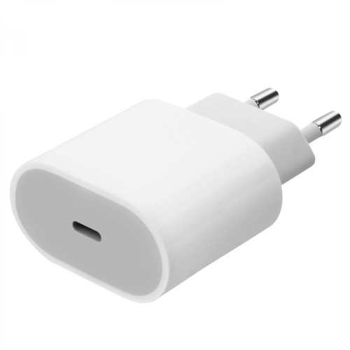Adaptateur Secteur Universel Apple Chargeur mural USB Type C Fast Charge Power Delivery 20W Original Apple Blanc