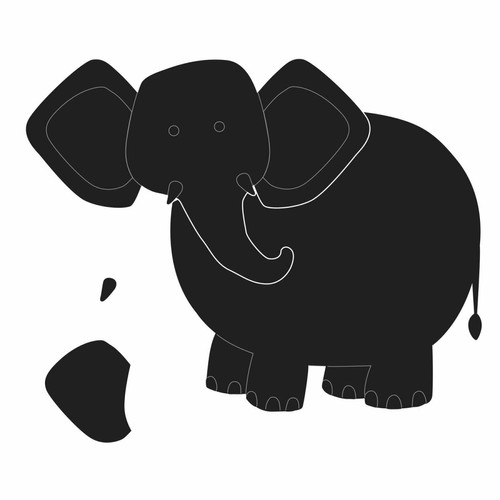 Collage et découpage Artemio Matrice de découpe éléphant