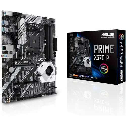 Asus - PRIME X570-P  Asus  - Cartes Mère Asus X570 & B550 Carte mère AMD