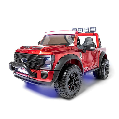 Ataa - Ford Super Duty F450 24V 2 places MP4 Rouge Ataa  - Black Friday Véhicules électriques Jeux & Jouets