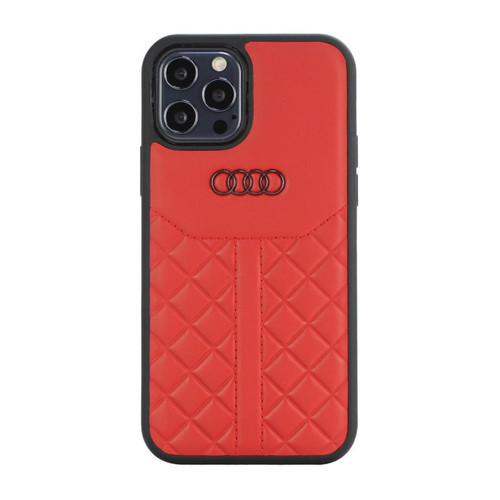 Audi - Audi Etui pour iPhone 12 Mini - Rouge Coque pour Q8 Série cuir véritable Audi  - Audi