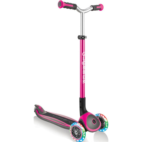 Authentic Sports - Globber Master Lights Trottinette Enfant Noire-Rose Authentic Sports  - Authentic Sports