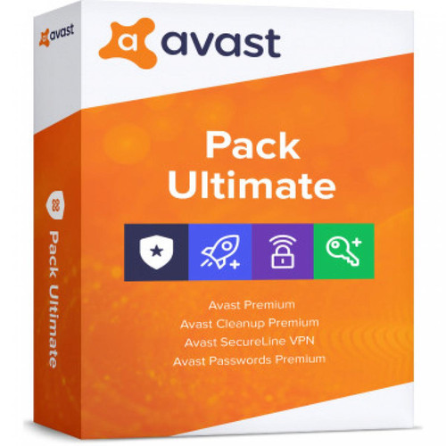 Avast - Ultimate - Licence 2 ans - 10 appareils - A télécharger Avast  - Antivirus et Sécurité