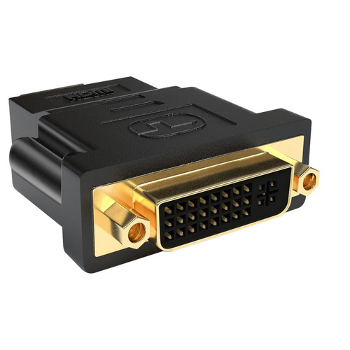 Avizar - Convertisseur HDMI Mâle vers DVI Femelle Qualité HD Design Compact Plaqué Or Avizar  - Câble et Connectique Avizar