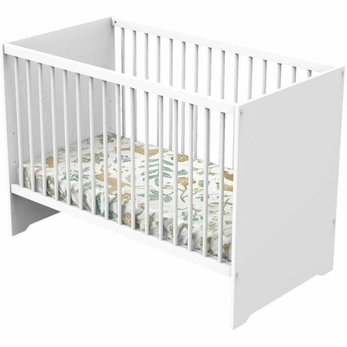 Baby Price - Lit bébé - 120 x 60 cm - Babyprice First - En bois blanc Baby Price  - Baby Price