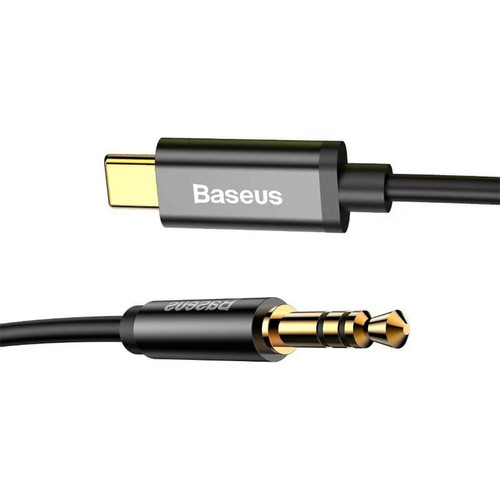Baseus Yiven Baseus USB-C 2.0 a Jack 3.5mm Negro