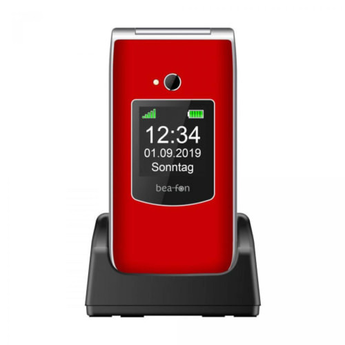 Beafon - SL595 Téléphone Portable 2.4" 2K 16Go Rouge Argent Beafon  - Téléphone Portable Beafon