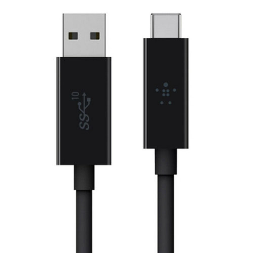 Belkin - Câble USB F2CU029BT1M-BLK - Câble USB 3.1 USB-A vers USB-C Belkin  - Appcessoires Universel