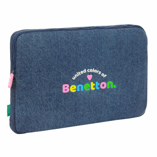 Benetton - Housse d'ordinateur portable Benetton Denim Bleu 15,6'' 39,5 x 27,5 x 3,5 cm Benetton  - Benetton