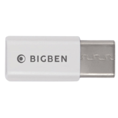 Bigben Connected - BigBen Connected Adaptateur Micro USB vers USB C Blanc Bigben Connected  - Câble et Connectique Bigben Connected