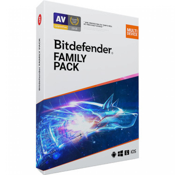 Antivirus Bitdefender Family Pack 2021 - Licence 2 ans - 15 appareils