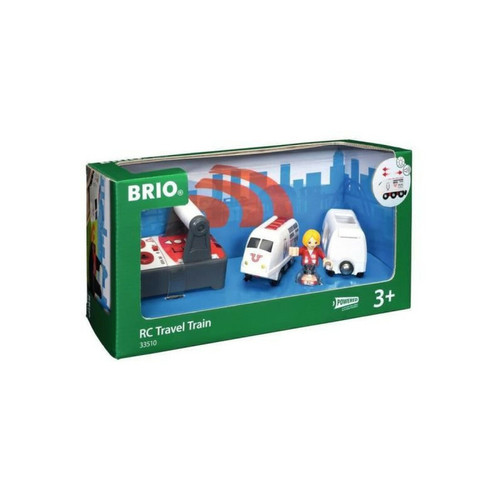 BRIO - Brio World Train de Voyageur Radiocommande - Accessoire son + lumiere Circuit de train en bois - Ravensburger - Des 3 ans - 3351 BRIO  - BRIO