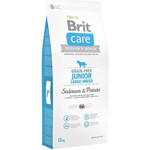 Brit - Care Grain-free Junior Grandes Races Saumon & Pommes de terre - 12 kg Brit  - Brit