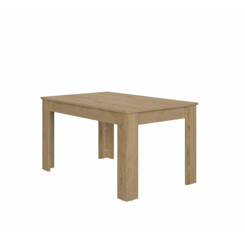 But Table L.140 cm + allonge AUDREY imitation chêne