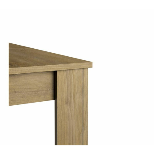 Tables à manger Table L.140 cm + allonge AUDREY imitation chêne