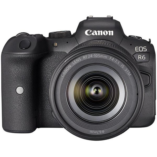 Canon - Appareil photo hybride Canon EOS R6 + RF 24 105mm f 4 7.1 IS STM noir Canon  - Bonnes affaires Appareil compact