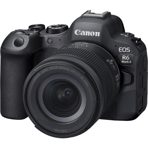 Appareil Hybride Kit Canon EOS R6 II RF 24-105mm IS STM+ Adaptateur de monture EF-EOS R