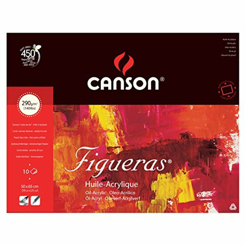 Canson - Canson Figueras Papier à dessin 50 x 65 cm 10 feuilles Blanc naturel Canson  - Canson