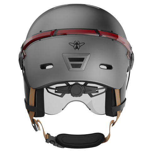 Accessoires Mobilité électrique CASR Helmet LED Glow - Taille L - Anthracite + CASR - Holder Noir