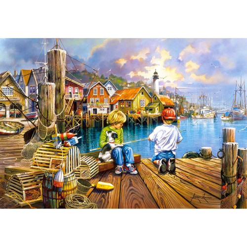 Animaux Castorland At the Dock, Puzzle 1000 Teile - Castorland