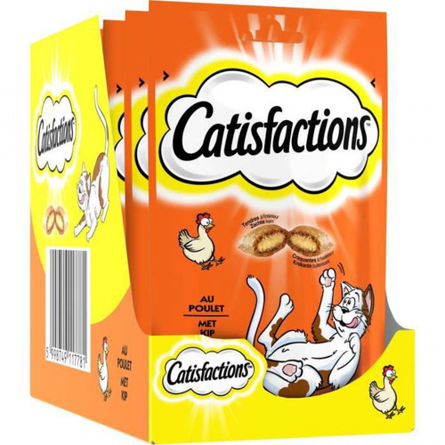 Catisfactions - Friandises au poulet 60 g (x6) Catisfactions  - Catisfactions