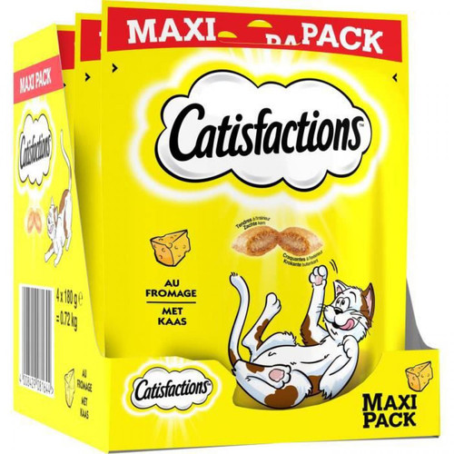 Catisfactions - MAXI Friandises au fromage 180 g (x4) Catisfactions  - Catisfactions