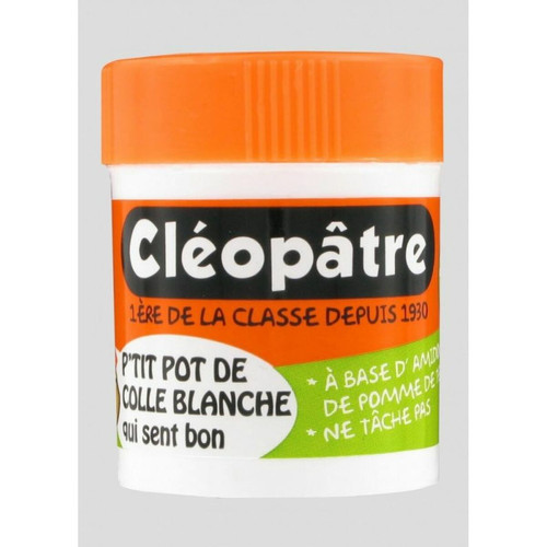 Cleopatre - P'tit pot CLEOPATRE de 50 gr de colle blanche Cleopatre  - Cleopatre