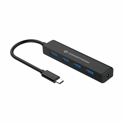 Conceptronic - Hub USB Conceptronic Noir Conceptronic  - Conceptronic
