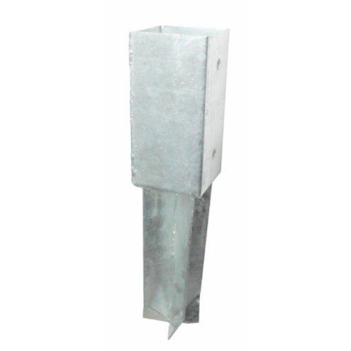 Matériel de pose, produits d'entretien Connex Connex HV4331 Douille au sol avec perforations galvanisée à chaud pour fixation au béton 10.5 mm, 71 x 71 x 350 mm
