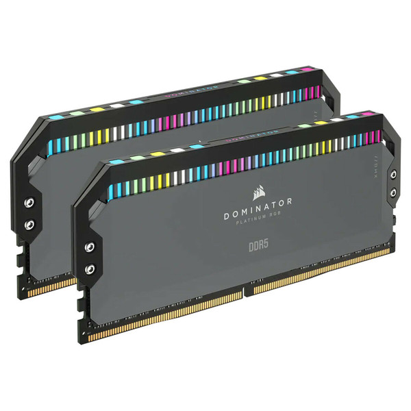 Corsair Dominator Platinum DDR5 RGB 32 Go (2 x 16 Go) 6000 MHz CL36 - Gris
