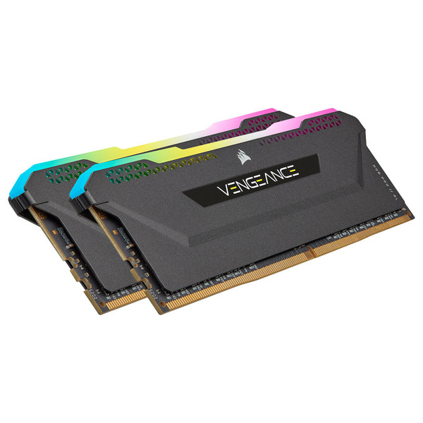RAM PC Vengeance RGB PRO SL Series 16 Go (2 x 8 Go) DDR4 3600 MHz CL18 - Noir + SSD Vi3000 - M2 / 512Go