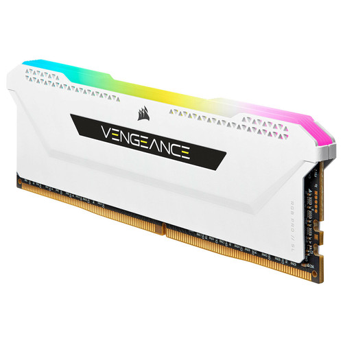RAM PC Vengeance RGB PRO SL Series 16 Go (2 x 8 Go) DDR4 3200 MHz CL16 - Blanc
