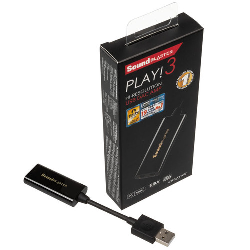 Creative - CREATIVE Carte son Sound Blaster Play 3 USB Creative  - Carte Son Usb