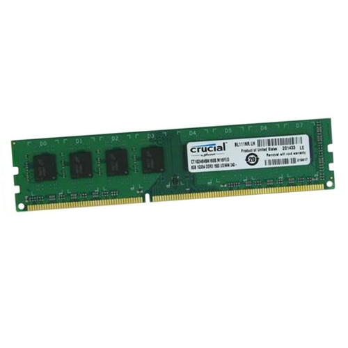 Crucial - 8Go RAM Crucial CT102464BD160B.M16FED PC3L-12800U 1600Mhz DDR3 240Pin 1.35v CL11 Crucial  - Occasions Crucial
