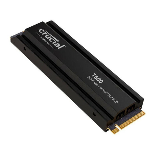 Crucial - CRUCIAL - CT1000T500SSD5 - SSD interne - 1To - M.2 - HEATSINK Crucial  - Disque SSD Crucial