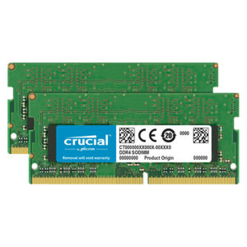 Crucial - SO-DIMM DDR4 32 GO (2 X 16 GO) 2666 MHZ CL19 DUAL RANK X8 Crucial  - Bonnes affaires Crucial